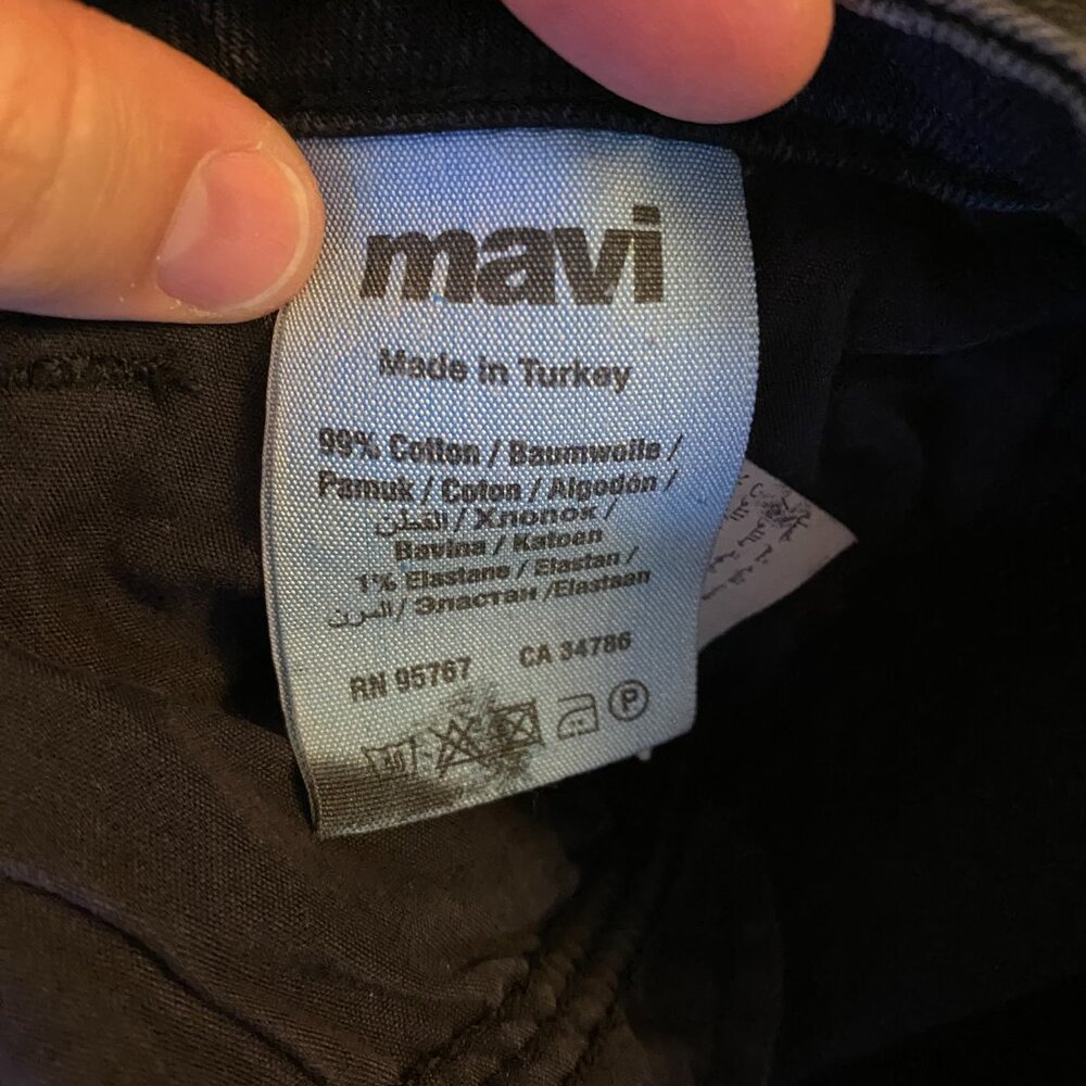 Mavi “Adriana” Skinny Jeans – Women’s 30x32 – Dark Wash – Distressed - Picture 3 of 16